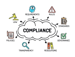 Clipart of elements of compliance and controls